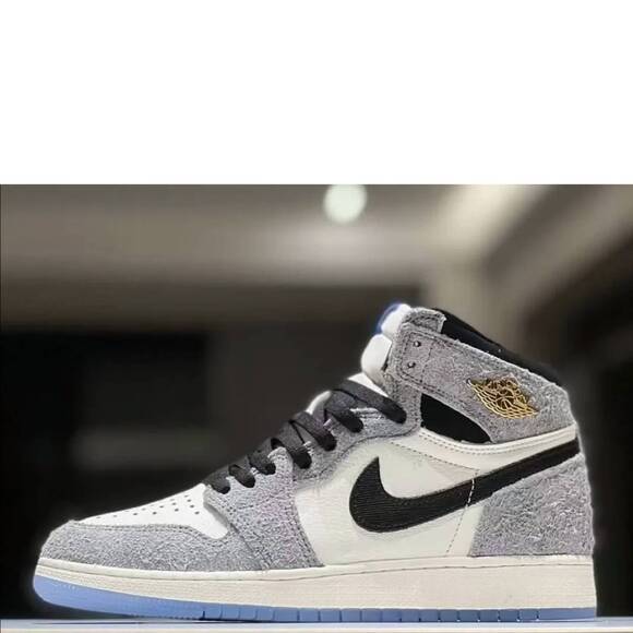 NEW NIKE air jordan 1 high og “all-star” in grey/white